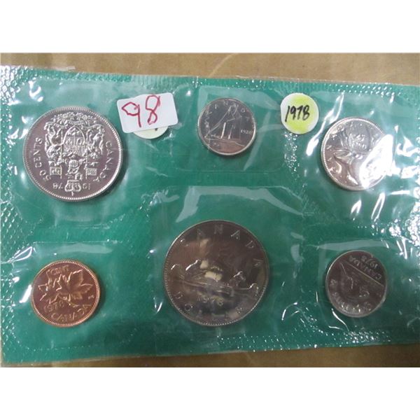 1978 PROOF CANADA MINT SEALED COIN SET