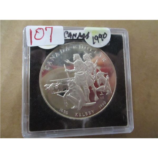 1990 KELSEY CANADA P/L SILVER DOLLAR