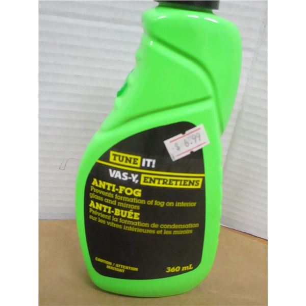 STORE CLOSE-OUT (AS IS):  ANTI FOG (340ML) - BOTTLE