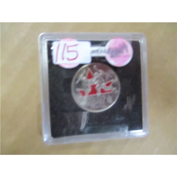 2009 WOMAN'S COLORED CANADA HOCKEY QUARTER