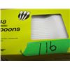Image 2 : STORE CLOSE-OUT (AS IS):  BOX C/W 48 PLASTIC SPOONS