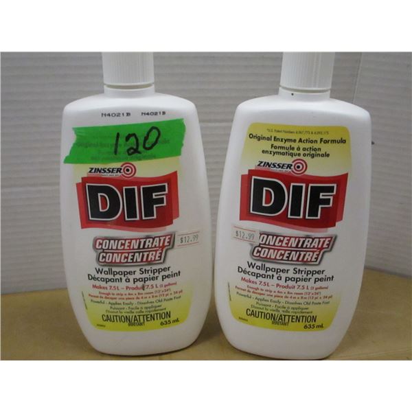 STORE CLOSE-OUT (AS IS):  2 BOTTLES WALL PAPER STRIPPER