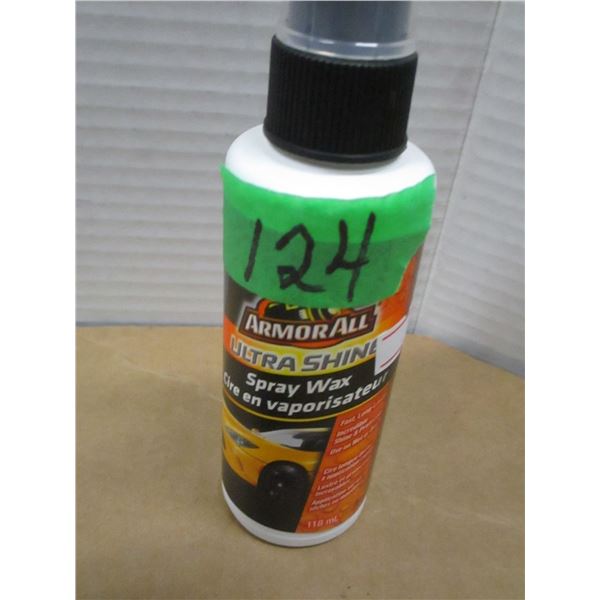 STORE CLOSE-OUT (AS IS):  ARMOURALL SPRAY WAX (BLACK TOP)