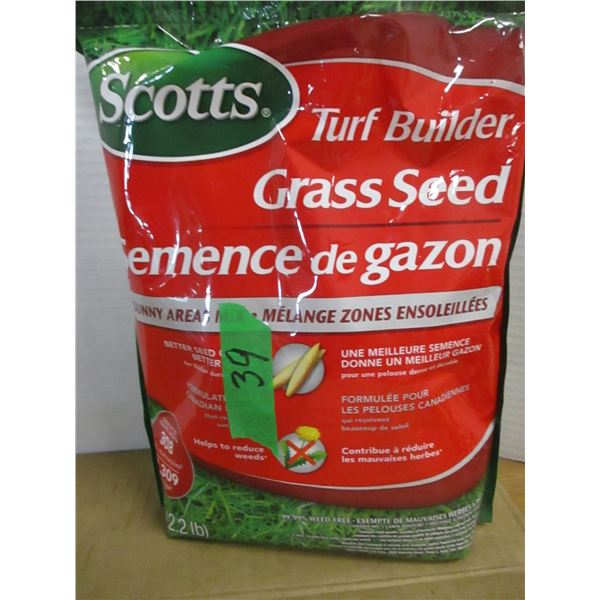STORE CLOSE-OUT (AS IS):  SCOTT'S TURF BUILDER SUNNY AREA MIX GRASS SEED (2.5 LBS) - BAG
