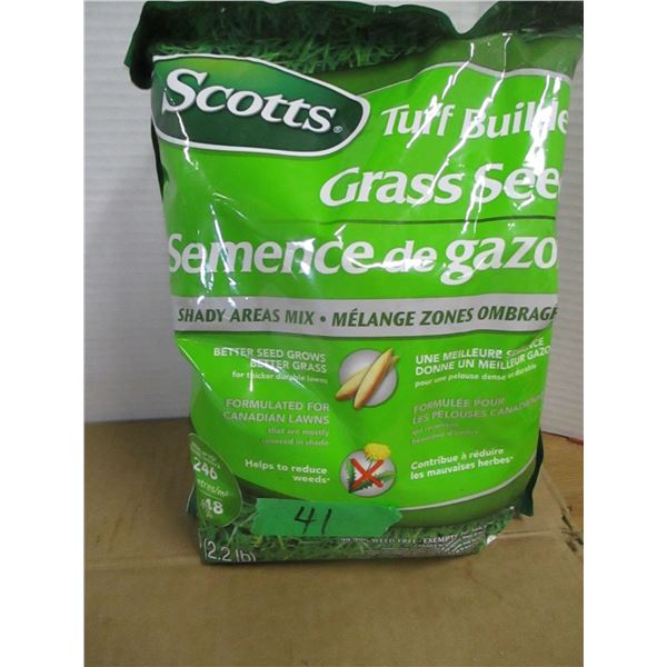 STORE CLOSE-OUT (AS IS):  SCOTTS TURF BUILDER SHADY GRASS SEED (2 LBS) - BAG