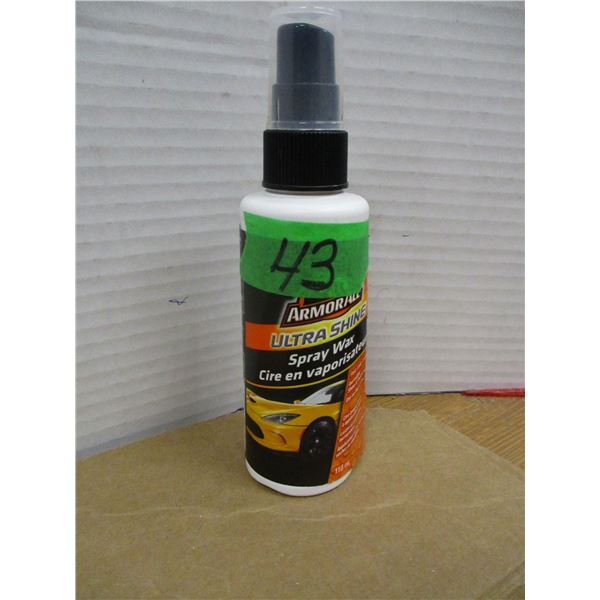 STORE CLOSE-OUT (AS IS):  ARMOURALL SPRAY WAX (118 ML)