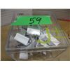 Image 2 : STORE CLOSE-OUT (AS IS):  PACKAGE OF 20 WHITE BINDER CLIPS
