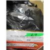 Image 1 : FREIGHT DAMAGE (AS IS):  ROLL OF BLACK PLASTIC BAGS