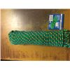 Image 1 : STORE CLOSE-OUT (AS IS):  3/8" X 100' 3 STRAND GREEN PLYMER ROPE