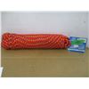 Image 1 : STORE CLOSE-OUT (AS IS):  3/8" X 100' ORANGE 3 STRAND POLYMER ROPE