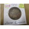 Image 1 : 1882H VICTORIAN NEWFOUNDLAND SILVER HALF DOLLAR