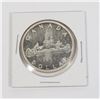 Image 1 : #35 1954  CANADIAN $1 DOLLAR SILVER VOYAGEUR COIN