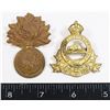Image 1 : #77  WW2 CANADIAN CAP BADGE LOT RCAPC FUSILIERS
