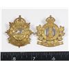 Image 1 : #82 WW2 CANADIAN CAP BADGE LOT ELGIN REGIMENT