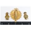Image 2 : #95 ROYAL CANADIAN ENGINEERS CAP BADGE COLLAR SET
