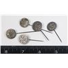 Image 1 : #121 LOT OF 5 SHOOTING PINS EUROPEAN 20TH CENTURY