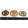 Image 2 : #124 LOT OF 3 EUROPEAN MILITARY INSIGNIA