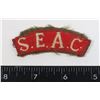 Image 1 : #142 WW2 SOUTH EAST ASIA COMMAND CLOTH TITLE