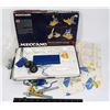 Image 1 : #398 LOT OF MECCANO 1972 BOX INSTRUCTIONS PIECES