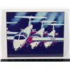 Image 1 : #406 CANADIAN SNOWBIRDS FRAMED FORMATION PHOTO