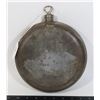 Image 1 : #421 ANTIQUE METAL CANTEEN 1908 SCHRADER'S FLASK