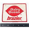 Image 1 : #481 LARGE SIZE VINTAGE DAIRY QUEEN BRAZIER PATCH