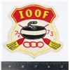 Image 1 : #486 1973 LARGE CURLING JACKET PATCH CREST IOOF