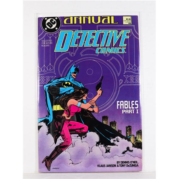 #601 DC DETECTIVE COMICS ANNUAL #1 1988
