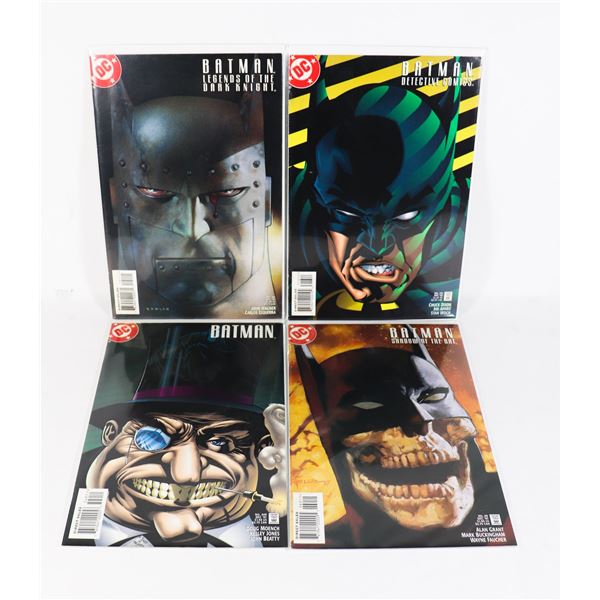 #607 DC COMICS LOT OF 4 BATMAN CLOSE UP COVERS