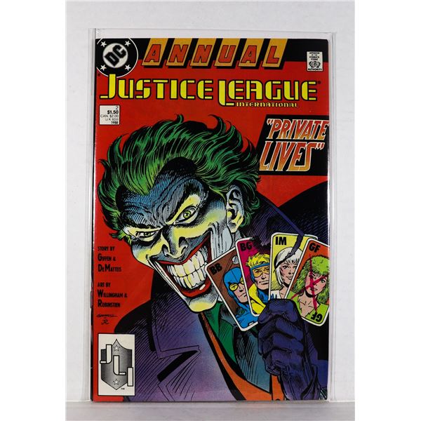 #610 DC JUSTICE LEAGUE INTERNATIONAL ANNUAL #2