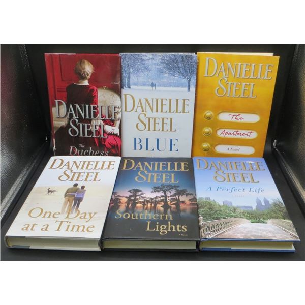 6 Danielle Steel Hard Cover Books
