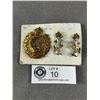 Image 1 : Vintage Royal Canadian Electrical/ Mechanical Collar Badges & Cap Badge