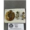 Image 2 : Vintage Royal Canadian Electrical/ Mechanical Collar Badges & Cap Badge