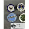 Image 2 : Assortment Of American 1.5" Metal Military Pins