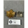 Image 3 : Vintage Cadet Instructor Air Force Cap Badge, "Do And Hope" Scottish Highlanders 1.5" Pin & C.A.F. M