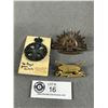 Image 1 : Vintage "The Royal Green Jackets" & Australian Commonwealth Military Forces Cap Badges & 1776-1917 C