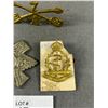 Image 3 : Vintage Royal Canadian Army Medical Corps Cap Badge, 7th Cavalry Regiment Badge & Royal Highland Reg