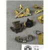 Image 2 : Nice Collectors Assortment Of Vintage Military Pin/Badges Including 4th Cavalry, Vietnam War, The Es