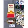 Image 2 : Assortment Of Vintage Collectibles Including Baking Soda & Tea Collectible Inserts, Shell Map Of B.C