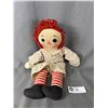 Image 1 : Girl Raggedy Ann Doll 1960s (I Love You Mark) Knickerbocker