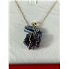 Image 3 : Amethyst & Blue Kyanite Necklace In Jewel Box. Retails $380.00