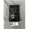 Image 1 : Amethyst & Blue Kyanite Necklace. Retails $189.00