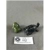 Image 2 : Nicely Carved Jade Frog & Turtle