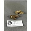 Image 1 : Pretty Vintage Sterling Silver Earrings with Gold Wash