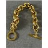 Image 2 : Quality Spartina 449 Gold tone Bracelet with Toggle Clasp