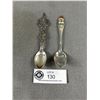 Image 1 : 2 Sterling Silver Collectible spoons 45.7g