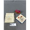 Image 1 : Vintage Jewel Box, Moulin Rouge Hankie & David Yurman Autographed Gift Bag