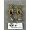 Image 2 : Pair of Rhinestone Earrings