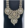 Image 2 : Gorgeous White Rhinestone Large Necklace