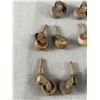 Image 3 : 10 Antique Furniture Castors/ Wheels